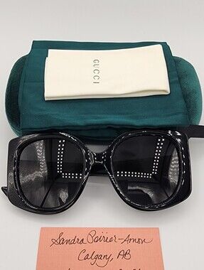 Gucci Black Sunglasses NEW